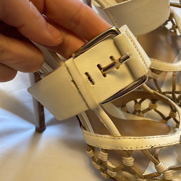 LAMB Cream Leather Pumps - Picture 5 of 6